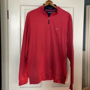 Vineyard Vines Salmon Quarter Zip